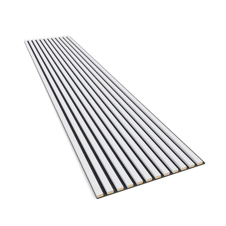 Acoustic Slats Panel - White Matt - DecorMania.eu