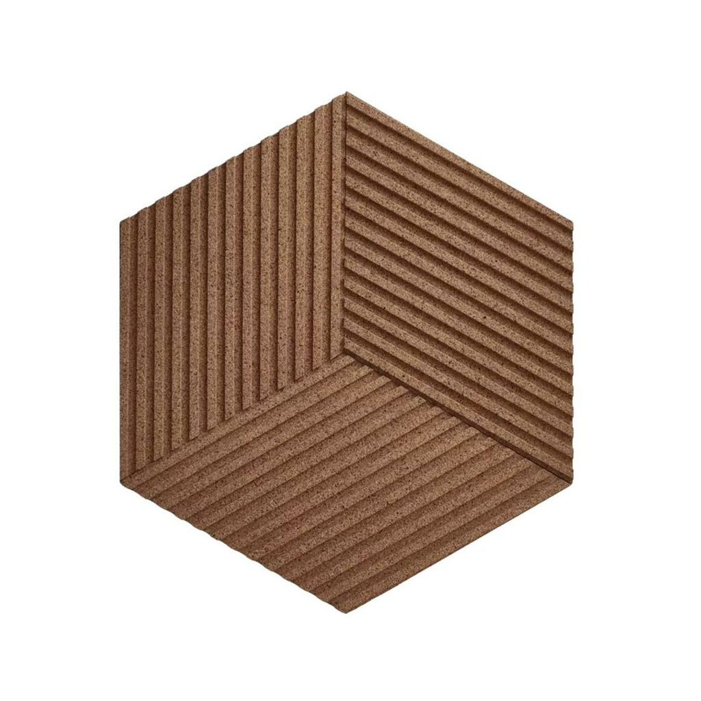 DIAMOND STRIPE 3D Cork Acoustic Panel - DecorMania.eu