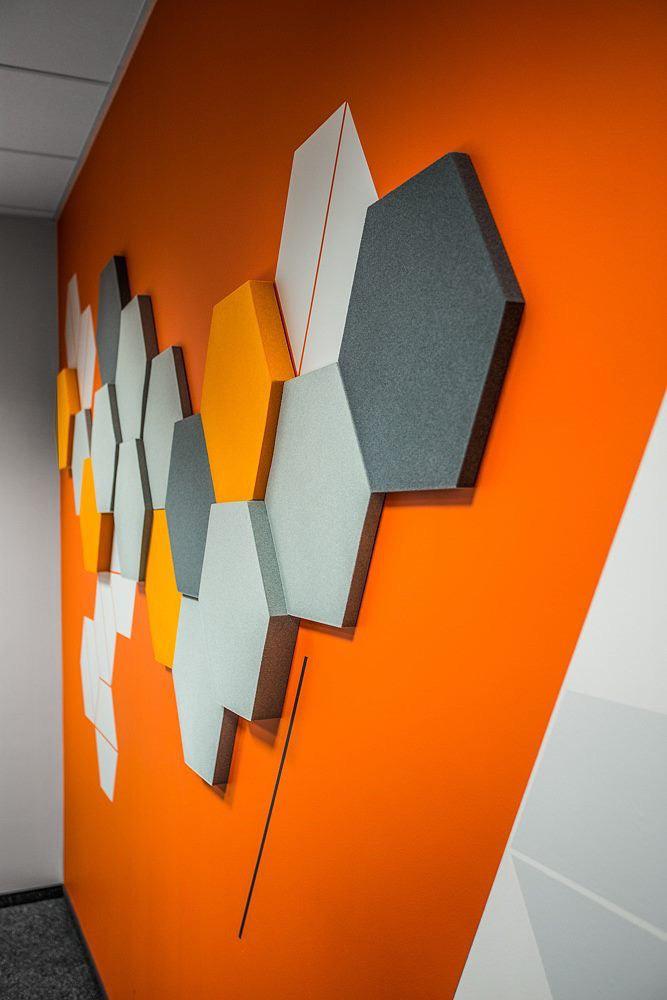 HEXA M Soft Acoustic Wall Panel - DecorMania.eu