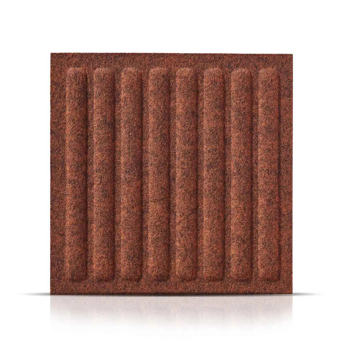 SQUARE RIFT Felt Panel - RUSTY - DecorMania.eu